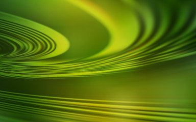 Light Green vector texture with curved lines.