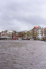 Colorful houses and architecture of Amsterdam, the Netherlands