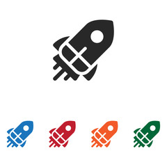Rocket vector icon