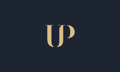 UP logo design template vector illustration © Prestige Studio