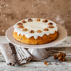 Pumpkin Cake with Cream Cheese Frosting