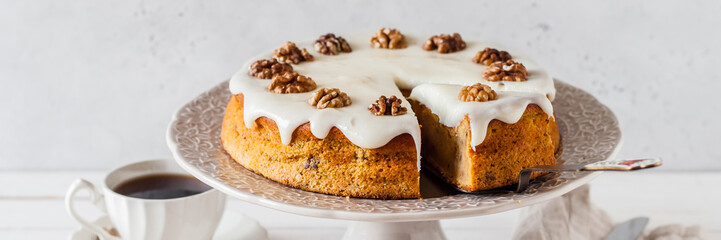 Pumpkin Cake with Cream Cheese Frosting