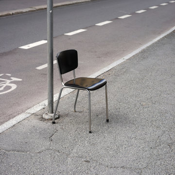 Chair on the street