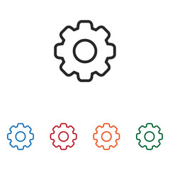 Setting vector icon
