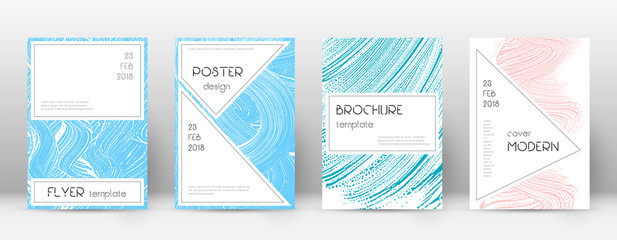 Cover page design template. Stylish brochure layou