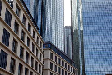 Obraz premium Glasfassaden in Frankfurt