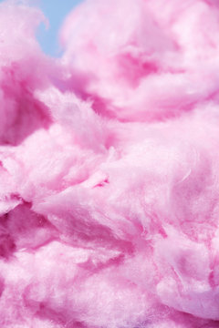 Close up of cotton candy