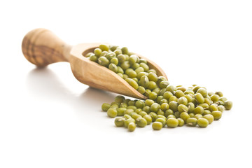 Green mung beans.