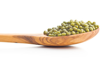Green mung beans.