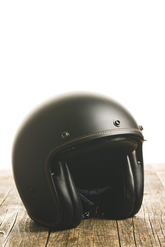 Vintage Open Face Motorcycle Helmet