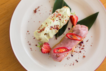 Healthy food snack witj cheese and vegetables. Restaurant menu