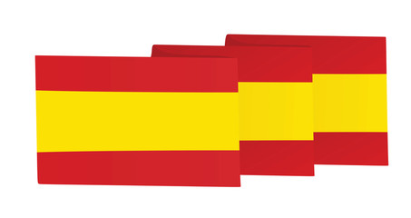 Spain national flag. vector illustration