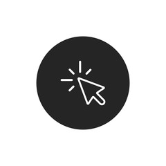 Click vector icon