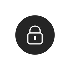 Lock vector icon