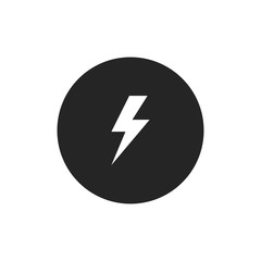 Lightning vector icon