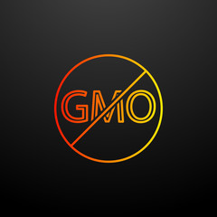 No GMO nolan icon. Elements of ecology set. Simple icon for websites, web design, mobile app, info graphics