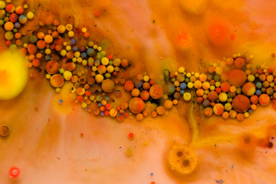 Abstract paint in oil