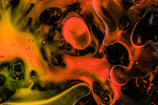 Abstract moving neon colors