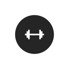 Obraz premium Dumbbell vector icon