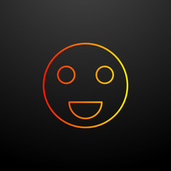 Happy nolan icon. Elements of image set. Simple icon for websites, web design, mobile app, info graphics