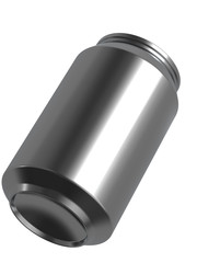 Flying 12 oz beer or soda can. Isolated high resolution 3D.