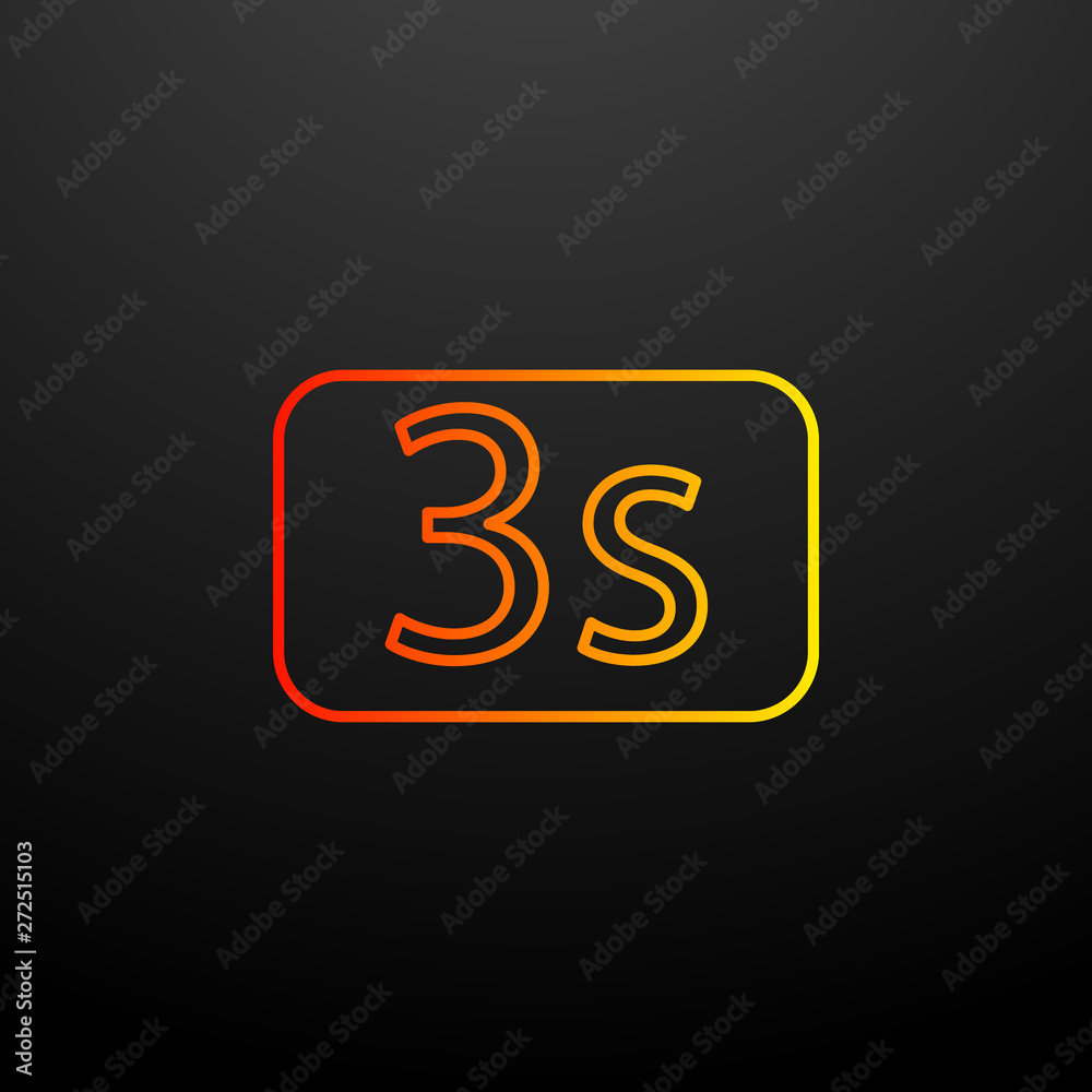 Poster timer nolan icon. elements of image set. simple icon for websites, web design, mobile app, info grap