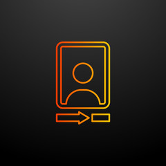 Camera front nolan icon. Elements of image set. Simple icon for websites, web design, mobile app, info graphics