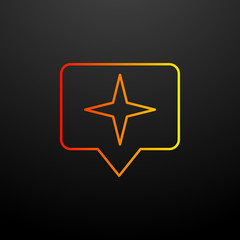 Star nolan icon. Elements of image set. Simple icon for websites, web design, mobile app, info graphics