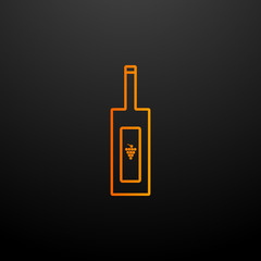 grape oil nolan icon. Elements of kitchen set. Simple icon for websites, web design, mobile app, info graphics