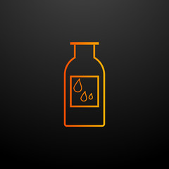 oil bottle nolan icon. Elements of kitchen set. Simple icon for websites, web design, mobile app, info graphics