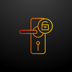 open door nolan icon. Elements of automation set. Simple icon for websites, web design, mobile app, info graphics