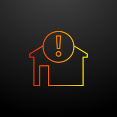 exclamation mark nolan icon. Elements of automation set. Simple icon for websites, web design, mobile app, info graphics