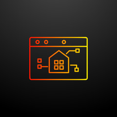 smart home control nolan icon. Elements of automation set. Simple icon for websites, web design, mobile app, info graphics