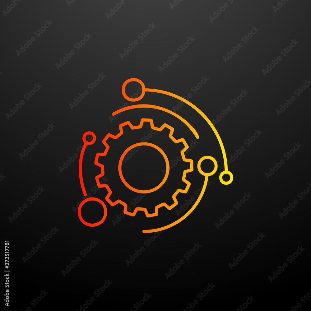 Aufkleber automation mark nolan icon. elements of automation set. simple icon for websites, web design, mobile