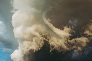 Background symbolizing the power of the elements.