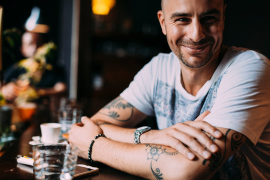 Portrait of a smiling man - Powered by Adobe