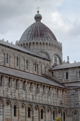Close up of Cathedral at Pisa Italy