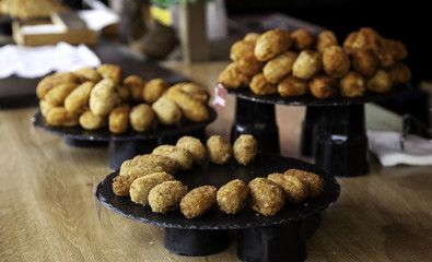 Cheese and spices croquette