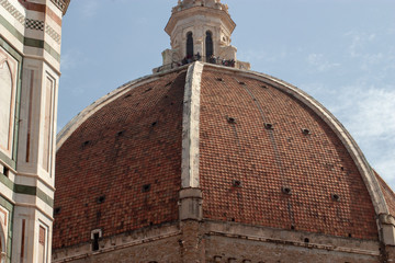 Close up of the dome of Santa Maria Del Fiore