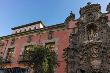 Morning view of Museum of History of Madrid in City of Madrid, Spain
