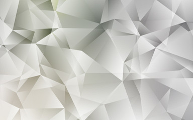Light Gray vector gradient triangles pattern.