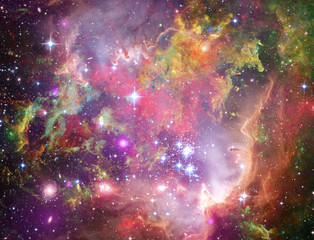 Obraz na płótnie Canvas Big Babies in the Rosette Nebula