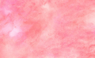 Soft smeared aquarelle painted magenta watercolor canvas for splash design, invitation background, vintage template. Pink color light ink effect shades gradient on textured paper