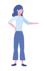 Isolated woman design vector illustration
