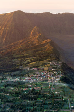 Views of Cemoro Lawang village