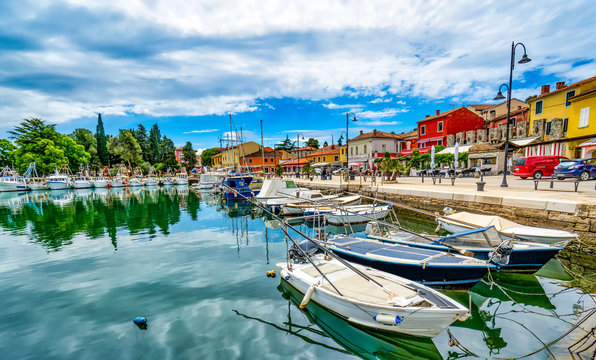 Hafen Novigrad, Istrien, Kroatien