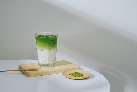 Milk Matcha Tea.