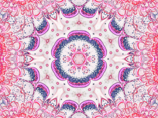 Light yellow fractal flower, digital artwork for creative graphi