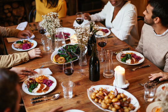 Dinner with friends. - Powered by Adobe