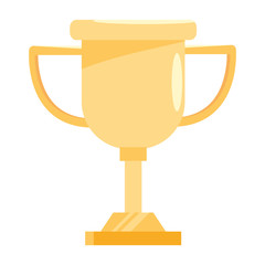Isolated competition trophy design vector illustration